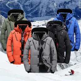 ZYXTIM Men's Heavyweight Hooded Puffer Coat Puffy Fleece