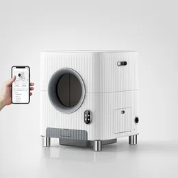 Automatische Katzenklo App Gesteuert Mit Geruchskontrolle UBPET Airrobo C20  Smart Katzenstreuer Mehrkatzen Erkennung Pflegeleicht Robust Von 376,81  |  DHgate