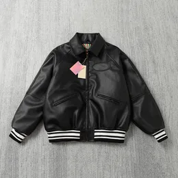 Mens Vintage Leather Coats Style Jacket: Y2K Inspired Flight