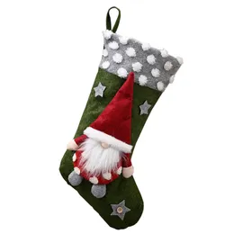 Calzini Di Natale Kavolet - 4 Pezzi Decorativi Per Regali E Albero, 40x24cm, Tessuto Resistente - Foto 14