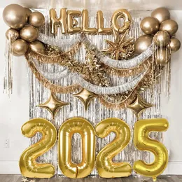 25pcs 40 Inch Gold Number Balloons - Large Mylar Balloons For 25th Birthday Or Anniversary Party - View #6