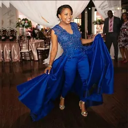Meowmming VeraQueen Women's Sweetheart Jumpsuit With Detachable Skirt - Prom, Evening Dress, Blue, Size 20