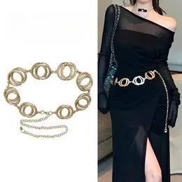 Cintura Donna, Cintura a Catena in Metallo Moda, Regolabile