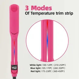 Professional Infrared Straight Mini Hair Straightener Iron 450°F ...