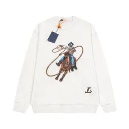 公式サイト - ハイブランドの新作が続々登場 Crew Printed Brand Fashion New Neck Hoodie Oversized White トップス