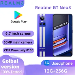 Realme GT Neo 3 5g SmartPhone CPU MediaTek Dimensity 8100 6.7inch
