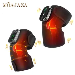 Leg Massagers Knee Massage Heating Pad Electric Wireless Vibration Joint Arthritis Pain Relief Elbow Shoulder Physiotherapy Brace 230831