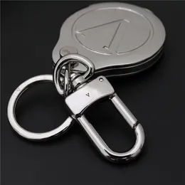 Designers Car Keychains Mens Utility Multifunktionell silverpläterad roterbar flasköppnare Portable Utility Keychain Dekorativa tillbehör