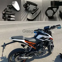 Motosiklet Aynaları Motosiklet alüminumu 78 "22mm bar uç dikiz aynası evrensel motosiklet bisikleti gidon dikiz aynaları evrensel x0901