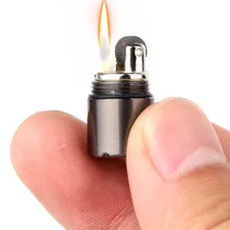 Mini Diesel Lighter Keychain -tändare Retro Kerogen Key Chain Cigarettgåvor Surviv Tool Rökningstillbehör GJHL