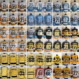 1991-1998 Movie Vintage CCM Hockey Jerseys 66 Lemieux 7 Mullen 8 Recchi 10 Francis 19 Trottier 87 Crosby 68 Jagr 35 Barrasso 55 Murphy 77 Coffey Brodery Jersey