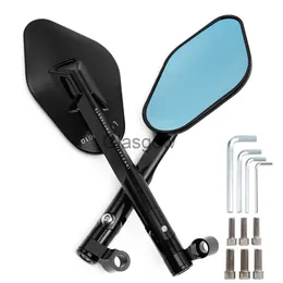 Motorcycle Mirrors For KAWASAKI z750 NINJA250 HONDA R1 R6 FZ6 SUZUKI YAMAHA CNC ALUMINUM custom motorcycle rearview Side mirrors 8mm 10mm x0901 x0902