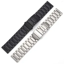 Cinturini per orologi YUZEX da uomo e da donna, cinturino solido in lega di titanio, metallo puro, sgancio rapido, regolabile senza attrezzi, 22 mm