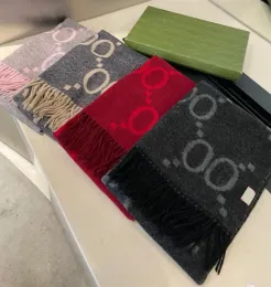 Роскошный кашемировый шарф, модный зимний теплый унисекс, дизайнерский для женщин, дизайнерский бренд, классические шали и шарфы с буквами, мужские и женские