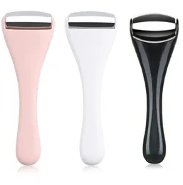 Ny ansiktsmassager Mini Ice Roller för ögonpuffiness Party Favor Rostfritt stål rullar Kvinnor Ögon Massager dra åt porerna under ögonlättnadshudvård