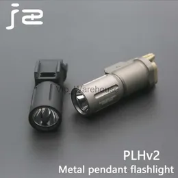 Taschenlampen PL350 PLHv2 Taschenlampe 18350 16340 Taktisches Licht Hochleistungsmetalllampe Fit 20mm Schiene HKD230901