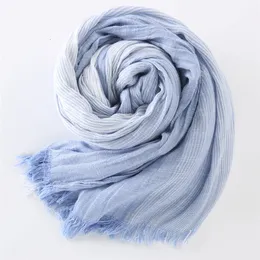 Шарфы японские хлопковые шарфы унисекс кашемир Большой размер полосатые шарфы с кисточками из темно -синий и черный зимний шарф мужчина 230831