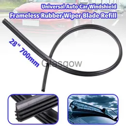 Windshield Wipers 12 Pcs 28" 700mm Car Bus Rubber Frameless Windshield Wash Wiper Blade Universal Cut To Size Car Accessories For boneless wipers x0901