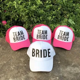 Bollmössor hattar för kvinnor brud trucker hatt neon mesh cap Bachelorette Party Wedding Summer 230831