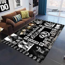 Tokio Hotel band Retro printed Carpet Kids Carpet Living Room Bedroom Carpet Anti-Slip Floor Mat Photography Props Birthday Gift HKD230901