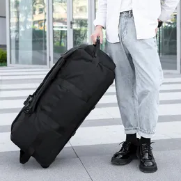 Malas de viagem grande capacidade mochila 2023 abs rodado saco de viagem de alta qualidade oxford pano dobrável bagagem carry on trunk