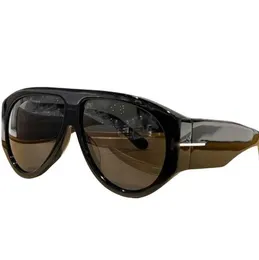 Solglasögon Port Designer Solglasögon Män Chunky Plate Frame Ft Overdimensionerade glasögon FORD SUNGLASSES SVART FÖR KVINNA Svart Styles Original Box