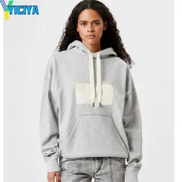 Yiciya Hoodie to marka Bluza Y2K Bluza Bluzy Damskie Sweter Ubrania Bluzka dla kobiet mody streetwear francuska francuska kaptura pullover nowa wysoka jakość