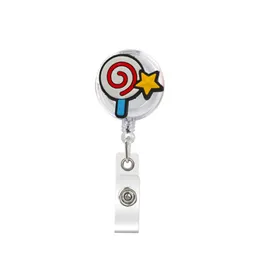 Business Card Files Badge Reels Witch Retractable Funny Magic Holder Alligator Clip For Nurse Doctor Drop Delivery Ot2Nb