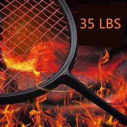 Badminton Rackets god kvalitet 3U Offensiv typ svart sköt full kol badminton racket höga pund upp till 35 kg med strängtjänst Q1015cmd Q230901