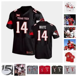 2023 Red Raiders Football Jersey 41 Ty Kana 87 Kelby Valsin 25 Jmaury Davis 63 Dylan Shaw 74 Daniel Sill 84 D.J. Crest 17 Jake Strong 13 Brady Boyd 98 E'Maurion Banks