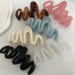 schema di design di nicchia wave grip clip indietro cucchiaio piastra di presa per capelli clip di capelli squalo clip accessorio per capelli