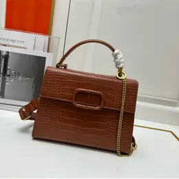 Kadın moda çapraz bag lüks el çantası timsah desen tek omuz çantası tasarım çantası v logo gündelik ofis çantası zinciri ve deri omuz askısı cüzdan