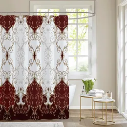 Shower Curtains Vintage Bohemian Shower Curtain Bathroom Curtain 180x200cm Frabic Waterproof Polyester Bathroom Curtain with Hooks Rideau Douche 230831