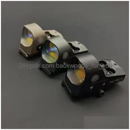 صيد نطاقات Romeo3 Red Dot Sight 1x25 Reflector مناسب لتوصيل قطرة مثبتة على QD 20 مم