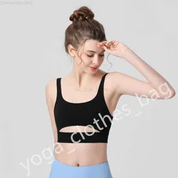 LL-WB9602 Yoga Kvinnors vackra rygg underkläder BRA Ljus och bekväm sportväst Yoga Kläder som formar Yoga kläder T-shirt med varumärkessportkläder