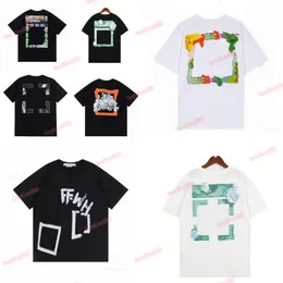 2023Designer Fashion Luxurys Offes Kläder Mens och kvinnor Lossa Tees Tops Man Casual Street Graffiti Shirt Sweatshirtoff Men's T-shirts Offs White Summer Tees R8s