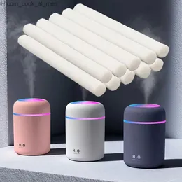 가습기 10pcs 20pcs/pack humidifier 필터 특수 교체면 스폰지 스틱 USB 가습기 아로마 디퓨저 공기 가습기 홈 Q230901