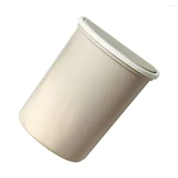 Interior Accessories Kitchen Hanging Trash Can With Lid Wall Mounted Garbage Bin For Recycling And Waste Storage In Home Office