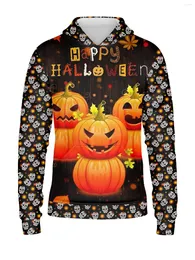 Felpe con cappuccio da uomo Felpa con cappuccio di Halloween Ragazzi Ragazza Party Terror Oversize Abbigliamento per bambini 120--170