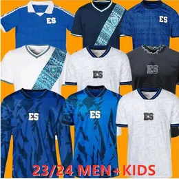 4XL 23/24 El Salvador Fußballtrikots 2023 Guatemala Alex Roldan Darwin Ceren Eriq Zavaleta Amando Moreno Narciso Orellana LOM CEBALLOS Männer Kinder Kit Fußballtrikot 988