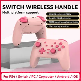 Controladores de jogo Joysticks Jogos sem fio Lidar com substituição Controlador de gamepad sem fio 600mAh One Click Wake-up Bluetooth compatível para Oled Pro HKD230831