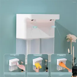 Dispenser voor vloeibare zeep Automatische infraroodinductie Intelligent tweekoppig gebruik Wandmontage Badkamer Keuken El Machine