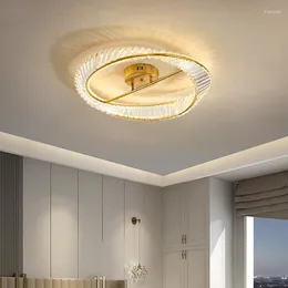 Luzes de teto moderna simples lâmpada de cristal lustre sala estar quarto estudo decorativo led iluminação interior