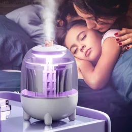 Humidifiers 1000ML Air Humidifier with Light USB Fragrance Diffuser Oils Diffuser 7 Colour Lights Aroma Diffuser for Home Accessories Q230901