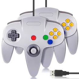 게임 컨트롤러 조이스틱 2 팩 N64 USB 컨트롤러 레트로 N64 Gaming USB Gamepad Controller for PC/Mac/Raspberry Pi 4 3 Windows 10 8 7 HKD230831