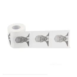 Caixas de tecido Guardanapos Novidade Joe Biden Rolo de papel higiênico Moda Engraçado Humor Gag Presentes Cozinha Banheiro Madeira Pp Impresso Papéis Dr Dhzw9