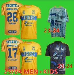 2023 Gignac Tigres Uanl Futbol Formaları Hayranlar Oyuncu Evi Uzakta 3. 24 Meksika Liga Dünya Günü MX Vargas Aquino Pizarro Nicolas F. Thauvin Futbol Gömlekleri Maillots 9879