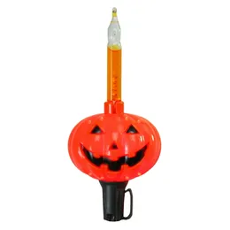 10-räkning Jack O Lantern Pumpkin Halloween Bubble Light Set 9 Black Wire