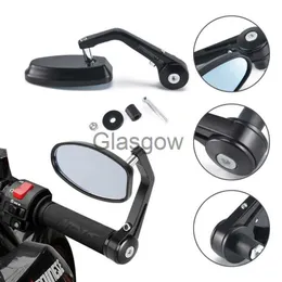 Espelhos retrovisores para motocicleta cnc, espelho retrovisor de 78 polegadas para kawasaki z750 z800 z900 z1000 er6n er6f ninja x0901