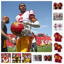 2023 USC Trojans Football Jersey 37 Eddie Czaplicki 42 Deuce Palmer 40 Ty Shamblin 51 Solomon Byrd 93 Sinjun Astani 39 Jac Casasante 52 Jarrett Kingston